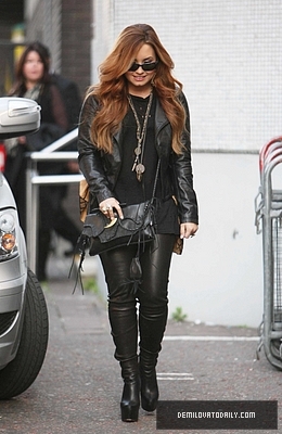 Demi - Demitzu - 02 04 2012 - Leaving the ITV Daybreak Studios in London UK