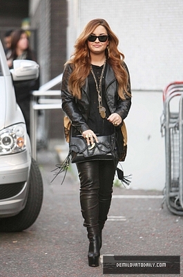 Demi (2) - Demitzu - 02 04 2012 - Leaving the ITV Daybreak Studios in London UK