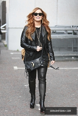 Demi (10) - Demitzu - 02 04 2012 - Leaving the ITV Daybreak Studios in London UK