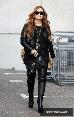 Demi (27) - Demitzu - 02 04 2012 - Leaving the ITV Daybreak Studios in London UK