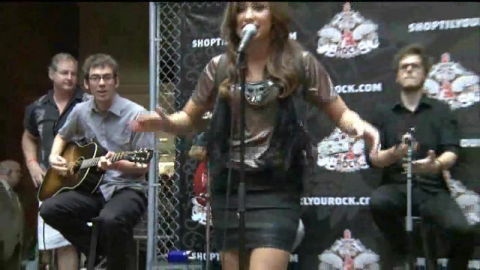 Demi Lovato  Live at Glendale Galleria  in LA for Cambio in HD 02090 - Demilush - Live at Glendale Galleria in LA for Cambio Part oo4