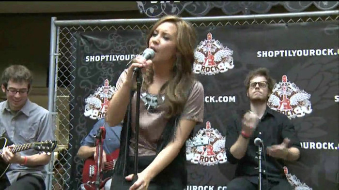 Demi Lovato  Live at Glendale Galleria  in LA for Cambio in HD 03195 - Demilush - Live at Glendale Galleria in LA for Cambio Part oo6