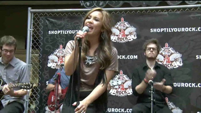 Demi Lovato  Live at Glendale Galleria  in LA for Cambio in HD 03206 - Demilush - Live at Glendale Galleria in LA for Cambio Part oo6