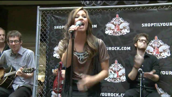 Demi Lovato  Live at Glendale Galleria  in LA for Cambio in HD 03300 - Demilush - Live at Glendale Galleria in LA for Cambio Part oo6