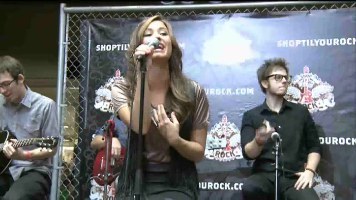Demi Lovato  Live at Glendale Galleria  in LA for Cambio in HD 03322 - Demilush - Live at Glendale Galleria in LA for Cambio Part oo6