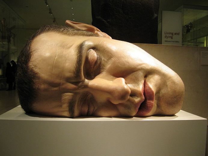 ron-mueck-head-sculpture - O LUME NOUA -sculpturi