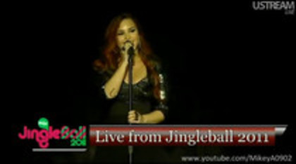 Demi Lovato My Love is Like a Star live - Jingle Ball 2011
