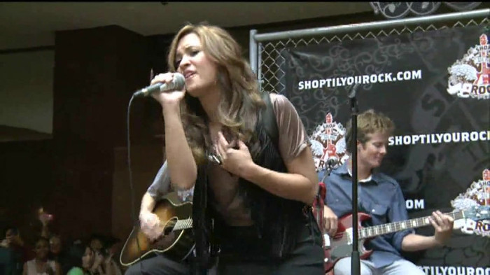 Demi Lovato  Live at Glendale Galleria  in LA for Cambio in HD 04816