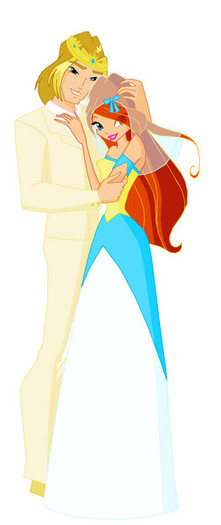 Bloom_and_Sky_married_by_FeeEnchantresse - winx si numai winx