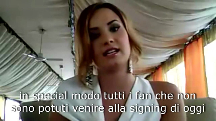 Demi Lovato - Message for her Italian Fans 505 - Demilush - Message for her Italian Fans Part oo1