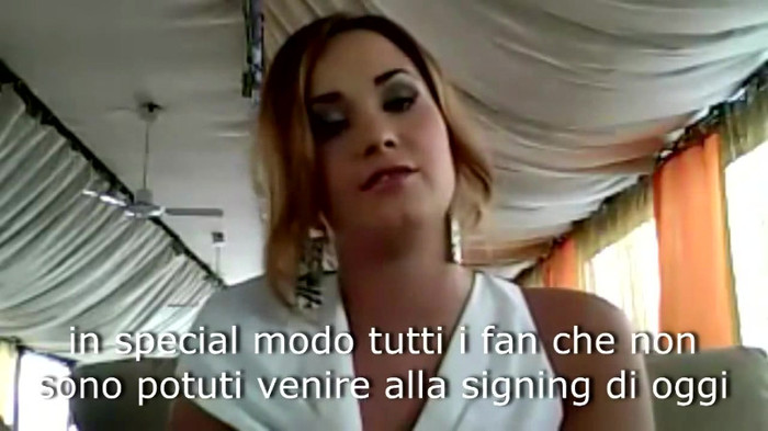 Demi Lovato - Message for her Italian Fans 517 - Demilush - Message for her Italian Fans Part oo1