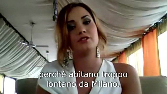 Demi Lovato - Message for her Italian Fans 521 - Demilush - Message for her Italian Fans Part oo1
