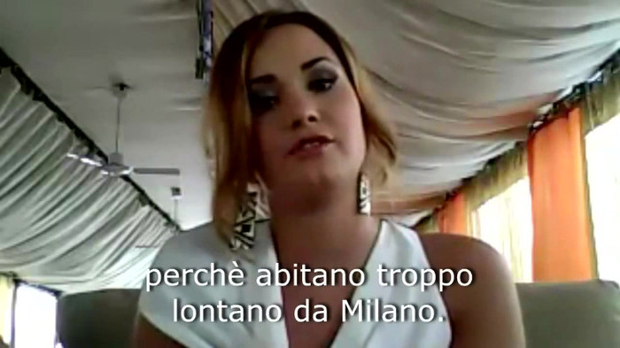 Demi Lovato - Message for her Italian Fans 524
