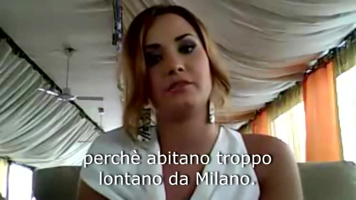 Demi Lovato - Message for her Italian Fans 532