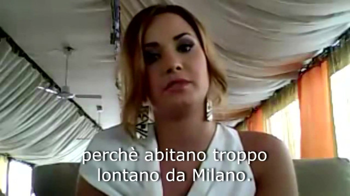 Demi Lovato - Message for her Italian Fans 535