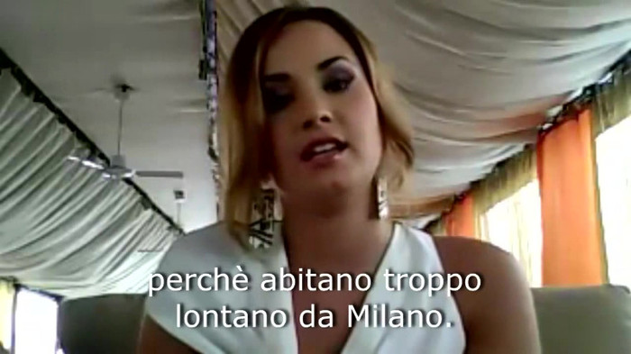 Demi Lovato - Message for her Italian Fans 547