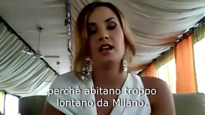 Demi Lovato - Message for her Italian Fans 553