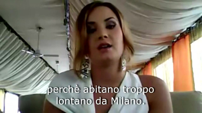 Demi Lovato - Message for her Italian Fans 556