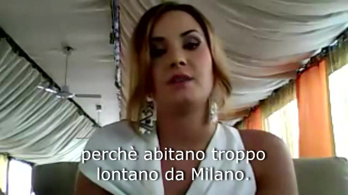 Demi Lovato - Message for her Italian Fans 557
