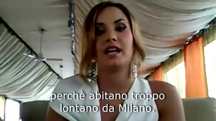 Demi Lovato - Message for her Italian Fans 563