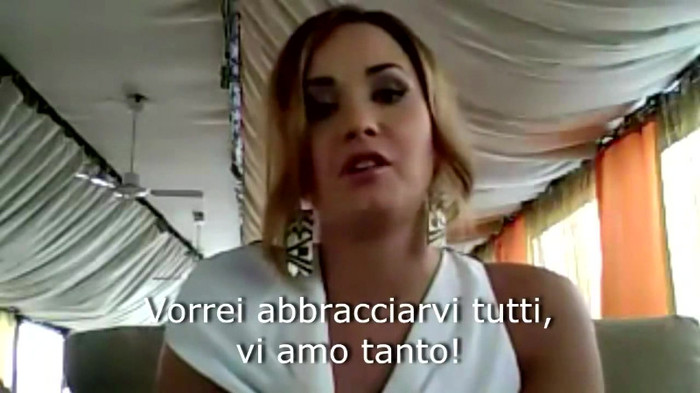 Demi Lovato - Message for her Italian Fans 613