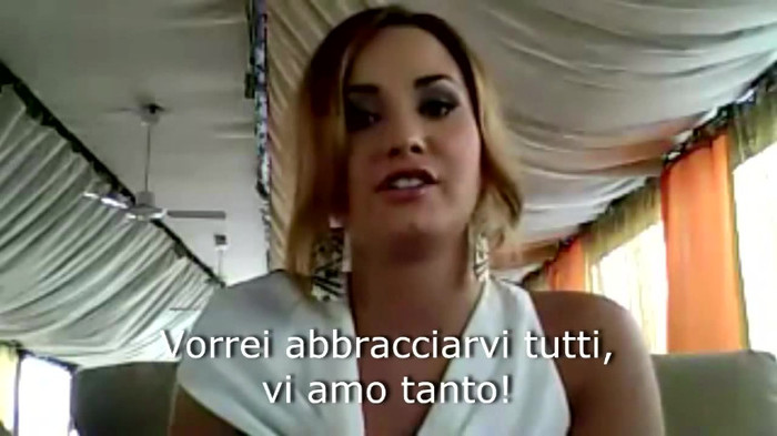 Demi Lovato - Message for her Italian Fans 651