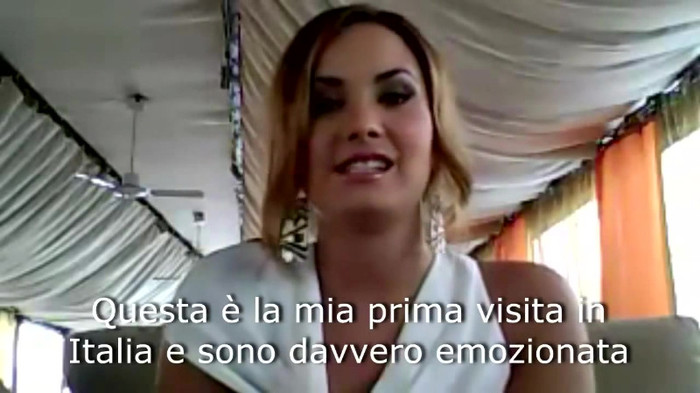 Demi Lovato - Message for her Italian Fans 197