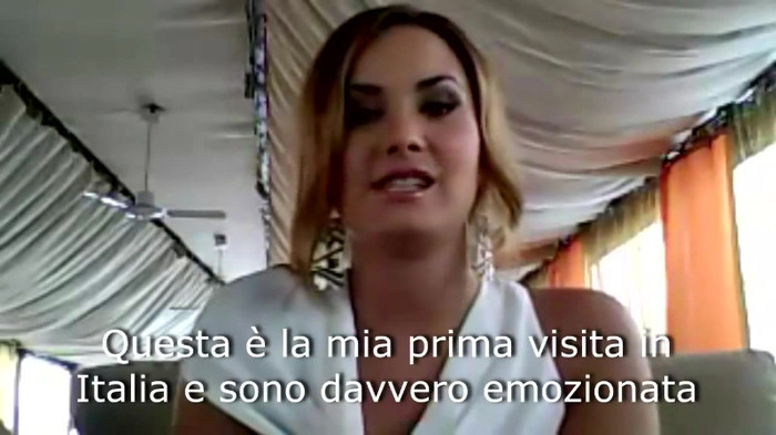 Demi Lovato - Message for her Italian Fans 199