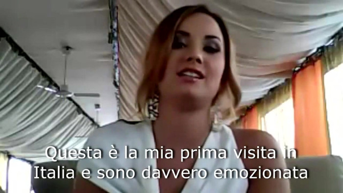 Demi Lovato - Message for her Italian Fans 272 - Demilush - Message for her Italian Fans