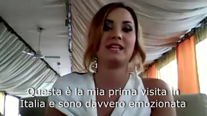 Demi Lovato - Message for her Italian Fans 278 - Demilush - Message for her Italian Fans