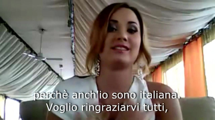 Demi Lovato - Message for her Italian Fans 293 - Demilush - Message for her Italian Fans