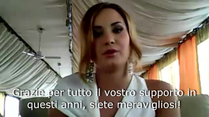 Demi Lovato - Message for her Italian Fans 758 - Demilush - Message for her Italian Fans Part oo1