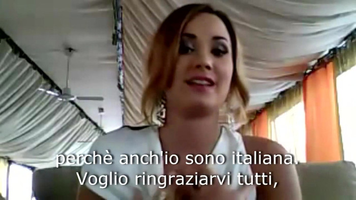 Demi Lovato - Message for her Italian Fans 295 - Demilush - Message for her Italian Fans