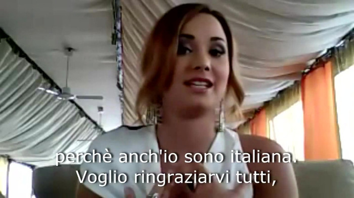 Demi Lovato - Message for her Italian Fans 302 - Demilush - Message for her Italian Fans
