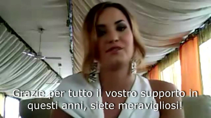 Demi Lovato - Message for her Italian Fans 783 - Demilush - Message for her Italian Fans Part oo1