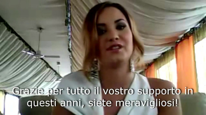 Demi Lovato - Message for her Italian Fans 788 - Demilush - Message for her Italian Fans Part oo1