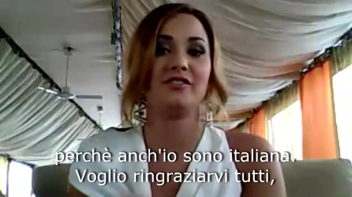 Demi Lovato - Message for her Italian Fans 326