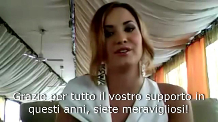 Demi Lovato - Message for her Italian Fans 795 - Demilush - Message for her Italian Fans Part oo1