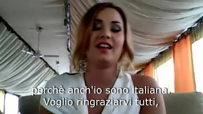 Demi Lovato - Message for her Italian Fans 333