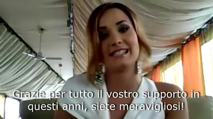 Demi Lovato - Message for her Italian Fans 824 - Demilush - Message for her Italian Fans Part oo1