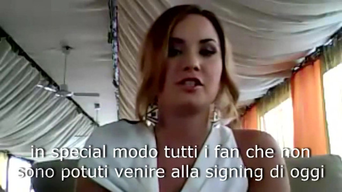 Demi Lovato - Message for her Italian Fans 428 - Demilush - Message for her Italian Fans