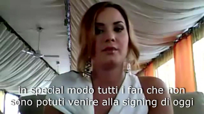 Demi Lovato - Message for her Italian Fans 437
