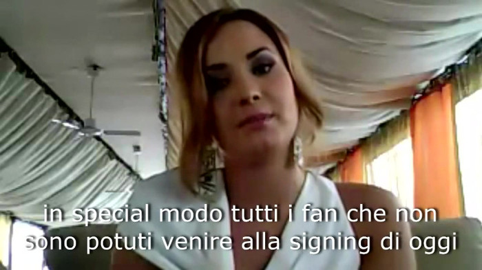 Demi Lovato - Message for her Italian Fans 466 - Demilush - Message for her Italian Fans