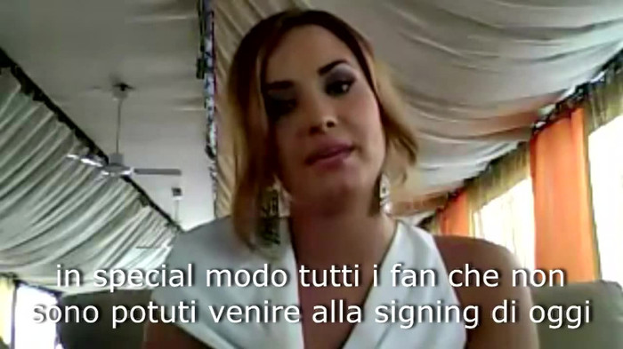 Demi Lovato - Message for her Italian Fans 469