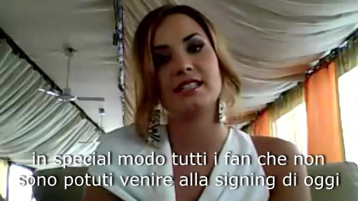 Demi Lovato - Message for her Italian Fans 478