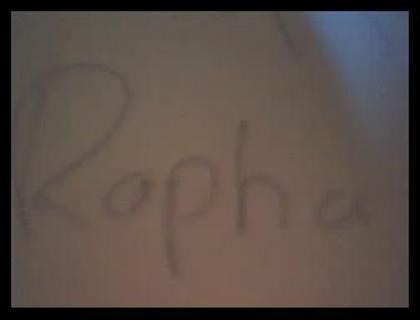 Autograful lui Rapha