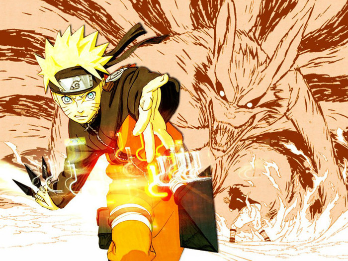 naruto_and_kyuubi_-_anime-8459 - naruto uzumaki