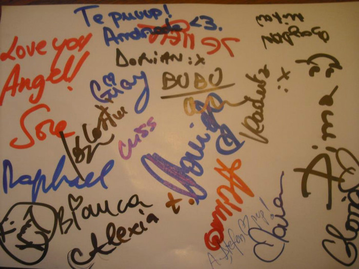 autugrafe .. pariu cu viata x - LaLa Band