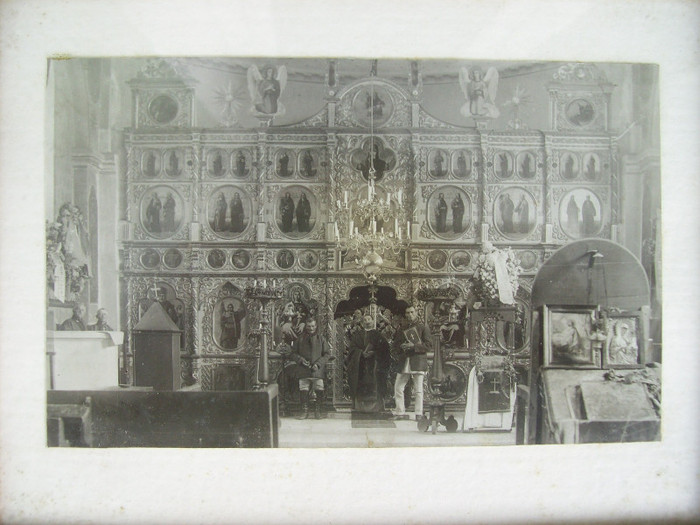 Preotul paroh Emil I. Gheaja,cantorul Rusu Maftei si epitropul Stanciu Teofil ,anii '30- '40 la PALO - O  schita monografica a  satului PALOS ARDEAL