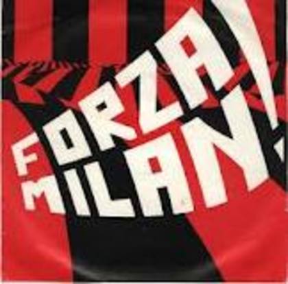 forza milan - poze cu echipa Milan